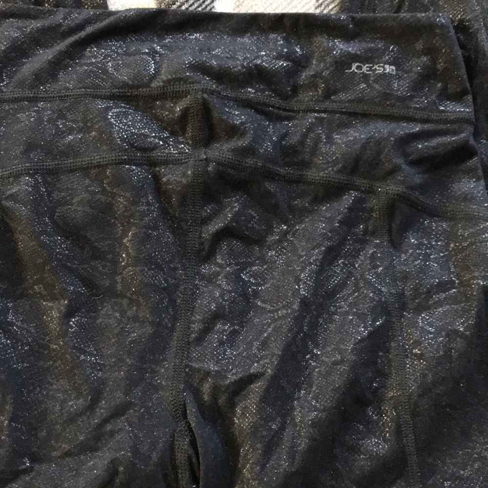 Joes black sparkly legging